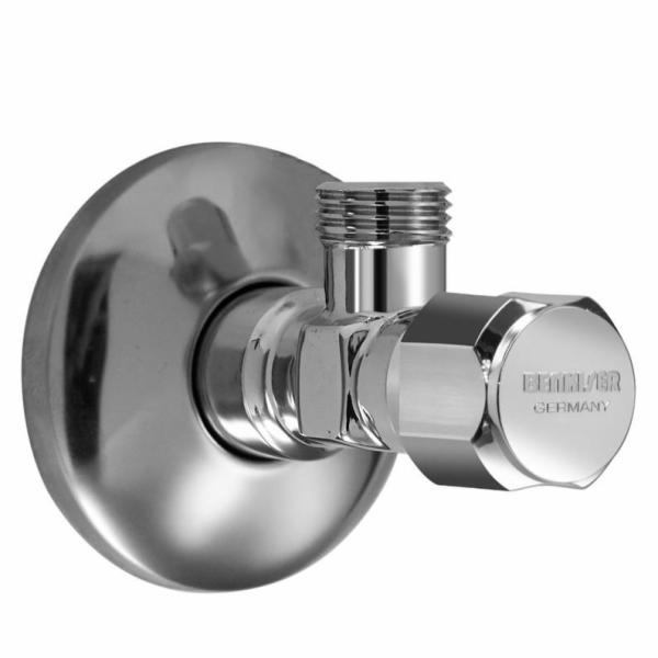 Rohový ventil, 1/2"x3/8" ext. závitem, bez matic