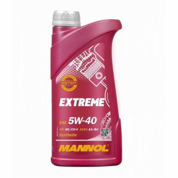 Automobilový motorový olej Mannol Extreme, 5W-40, 1l