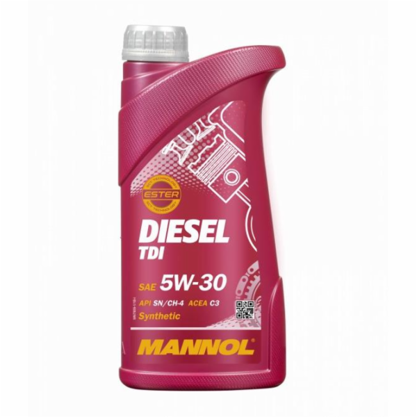 Automobilový motorový olej Mannol Diesel TDI, 5W-30, 1l