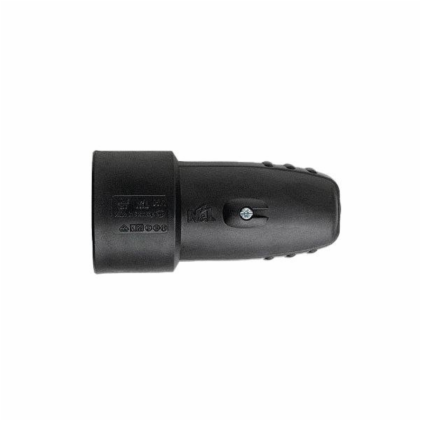 Prodlužovací zásuvka N&L, 3P, 16A, 250V, černá