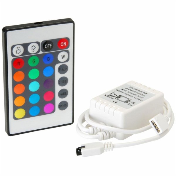 OVLADAČ S PÁSKEM LED RGB 12VDC 3X2A 72W