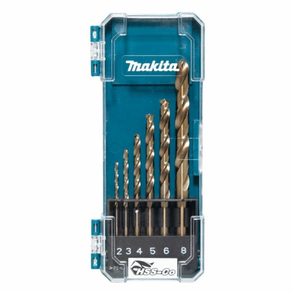 Sada vrtáků do kovu Makita D-75758 HSS-CO 2-8 mm 6 ks