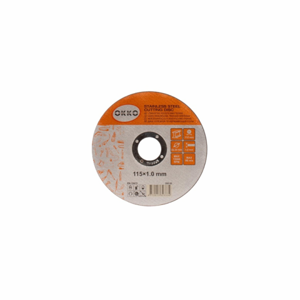 Řezný kotouč na kov OKKO 115x1,0mm