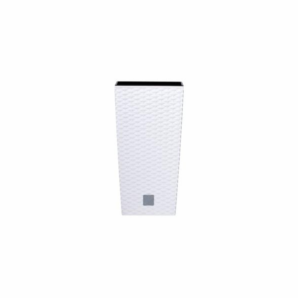 Květináč Prosperplast RATO SQUARE 20 x 20 x 37,6 cm, bílý