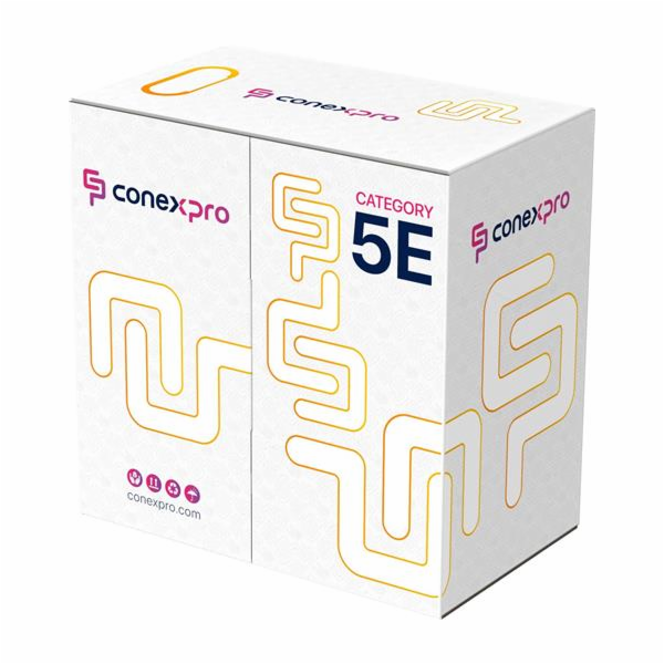 Kabel Conexpro FTP kabel ekonomy venkovní, CAT5e, PE, 24A...