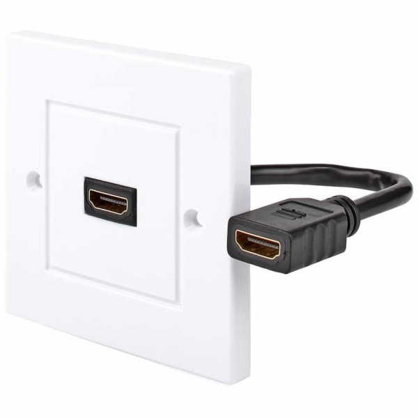NEDIS nástěnný Box HDMI/ 1x HDMI zásuvka/ 4K@60Hz/ 18 Gbp...