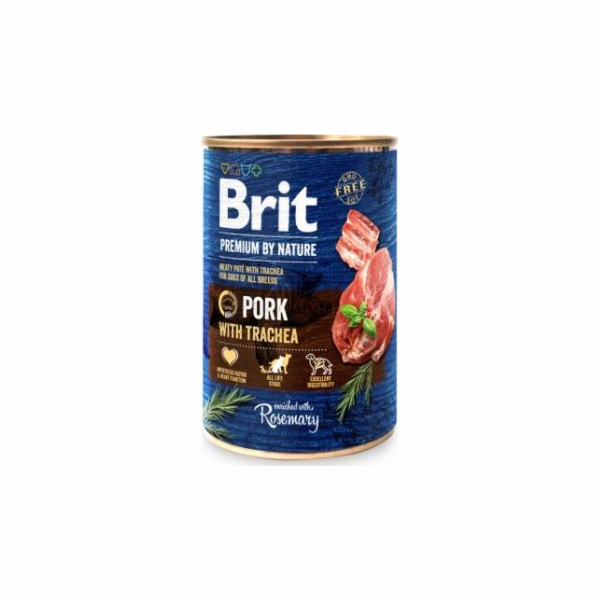 Brit Brit Premium By Nature Vepřové maso s tracheou vepřo...