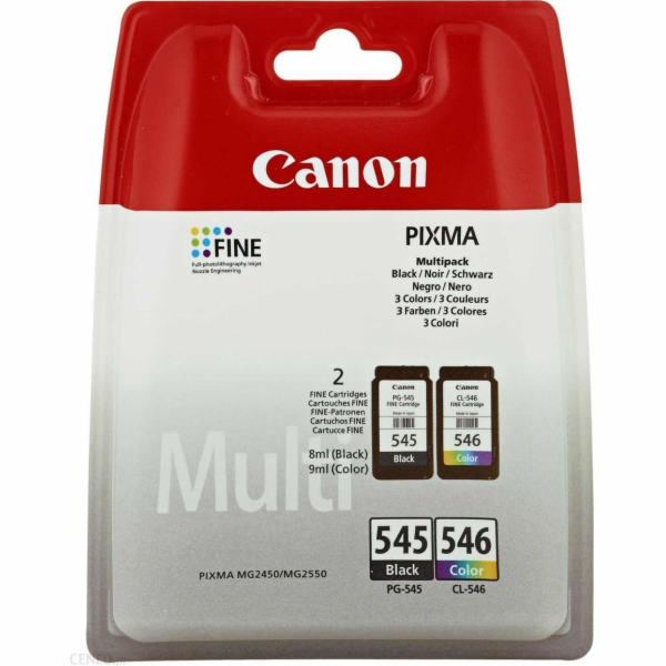 Inkoust Canon PG545/CL546 Multipack (černý, azurový, purp...