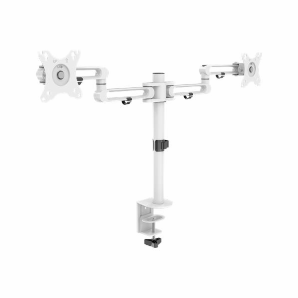 DELTACO GAM-117-W, DUAL Držiak na monitory 17"-32"