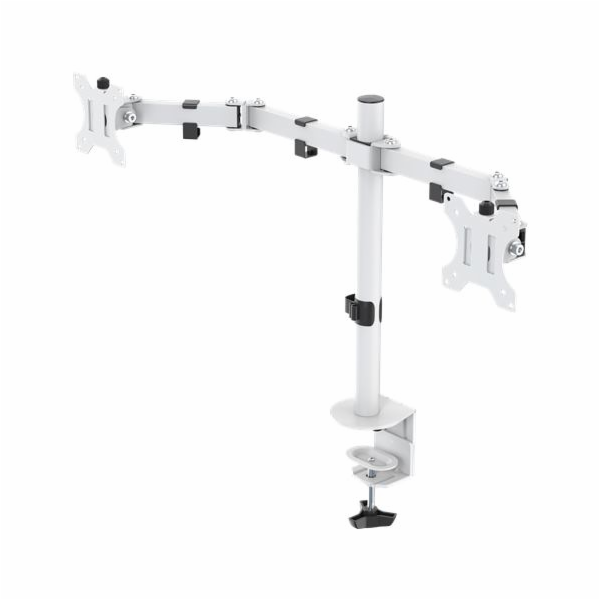 DELTACO GAM-040W, DUAL Držiak na monitory13"-32" w