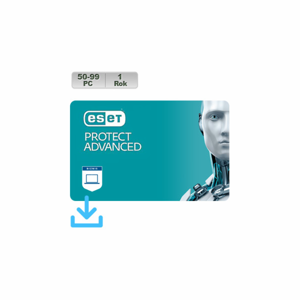 ESET PROTECT Advanced 50-99PC na 1r