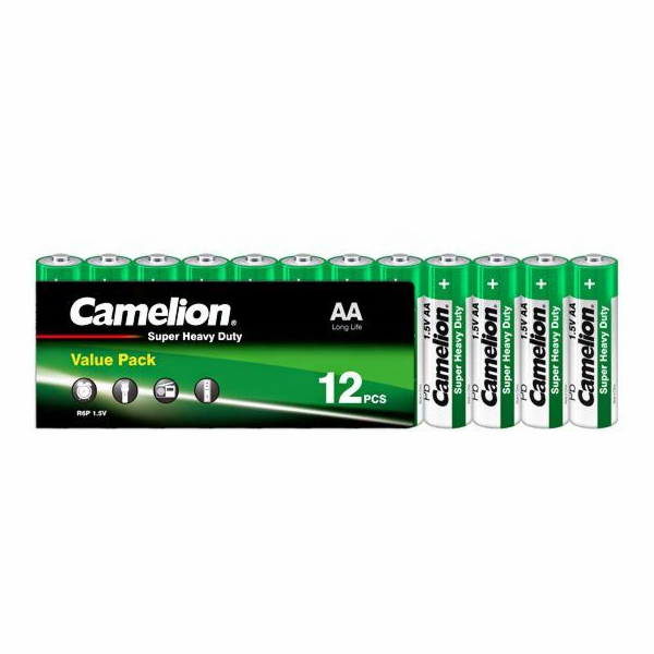 CAMELION Batérie SUPER HD zink-chlorid AA 12ks R6P