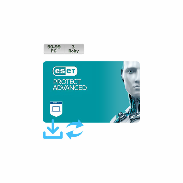 ESET PROTECT Advanced OP 50-99PC na 3r AKT