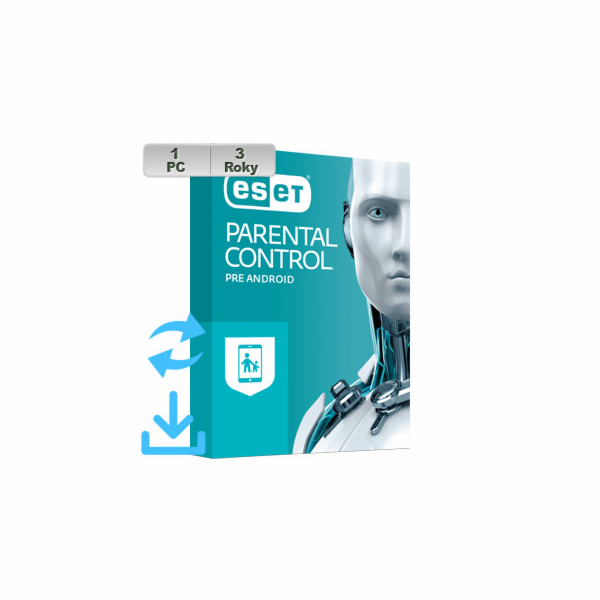 ESET Parental control ANDROID 1zar/3 roky AKT
