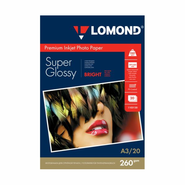 LOM - Prem Ph Super Glossy 20x260g/m2 A3