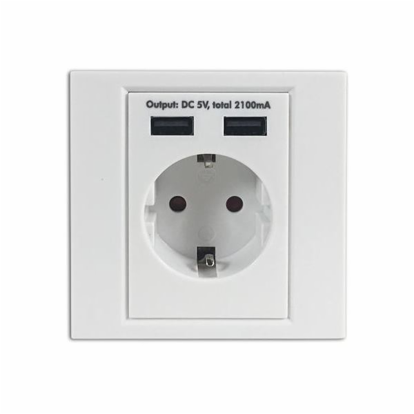 ARCAS WFL-GE2-01SU2, Zásuvka, 2x USB