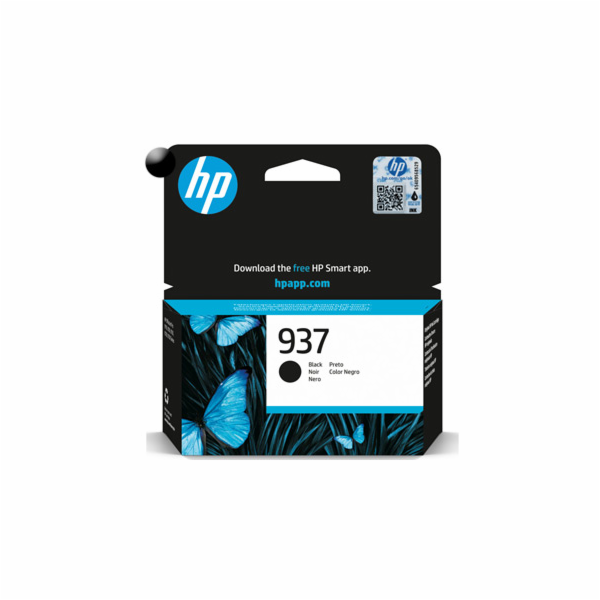 HP 937 Black Original Ink Cartridge (1,250 pages)