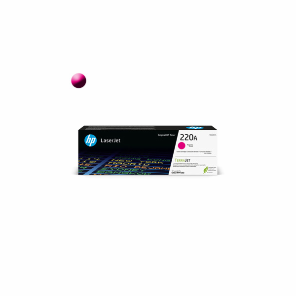 HP 220A Toner W2203A, purpurový (magenta)