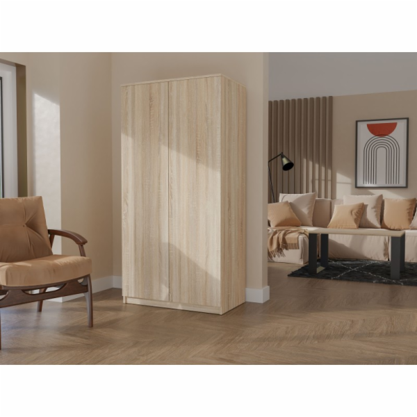 Topeshop SD-90 Sonoma šatní skříň dubová