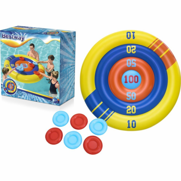 Bestway nafukovací bazénová hra Arcade Shield, Frisbee 14...