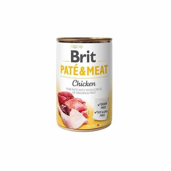 BRIT Paté & Maso s kuřecím masem - 400 g
