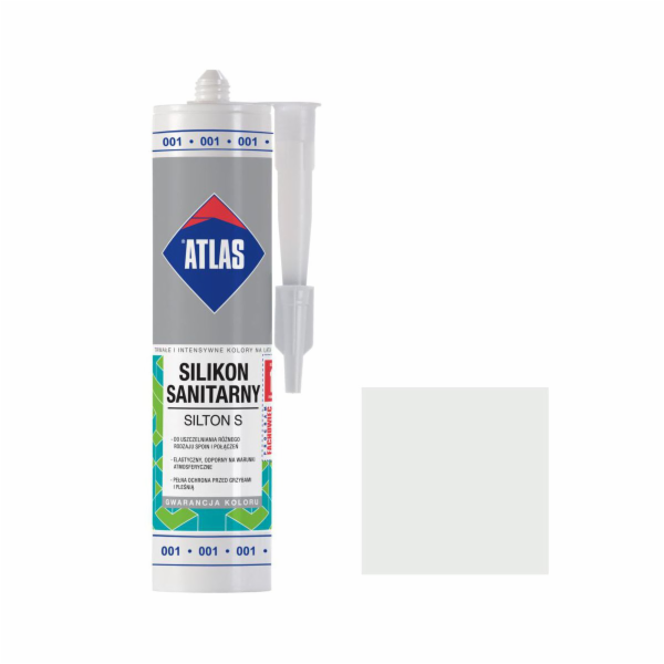 Silikonový Atlas 001 bílý 280 ml