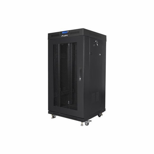 Volně stojící skříň 19 palců 22U 600x600 perforované dveř...