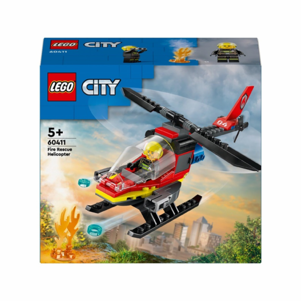 LEGO 60411 Městská hasičská helikoptéra, stavebnice