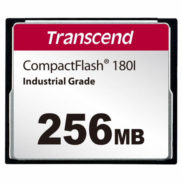 TRANSCEND CompactFlash Card CF180I, 256MB, SLC mode WD-15...