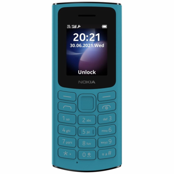 Mobilní telefon Nokia 105 (2023), světle modrý, 4MB