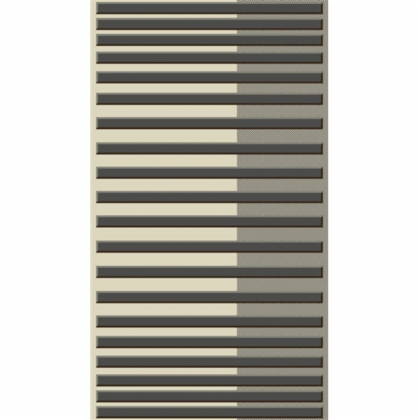 Koberec ALFA SHIRAZ 1096 HS44, barva šedá, 170×120 cm