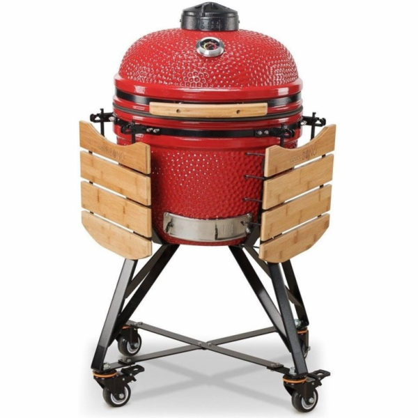Gril KAMADO BONO MEDIA, 52 cm, červený