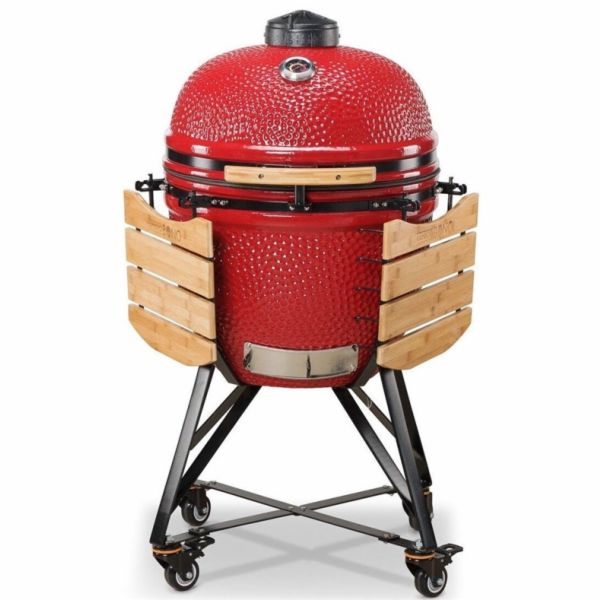 KAMADO BONO MEDIA, Gril 52 cm, červený