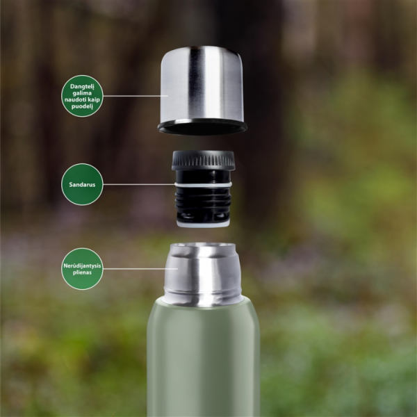 Termoska Outliner YTS-ZW100 khaki 1L