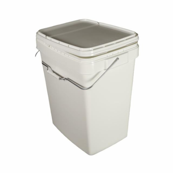 Vědro pro domácnost Okko, 25 l, bílé