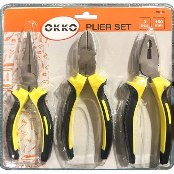 Sada kleští OKKO, VG139, 3 ks.
