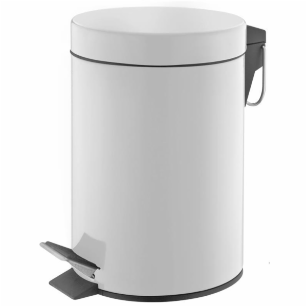 Odpadkový koš s pedálem T-Y0112M, 12 l bílý, OKKO