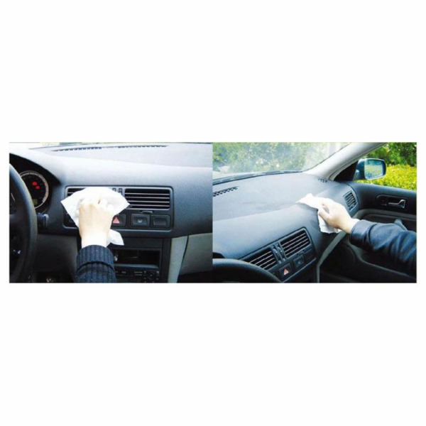 Vlhčené utěrky na interiér auta AUTOSERIO, 40 ks.