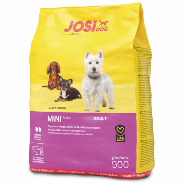 Suché krmivo pro psy JosiDog, drůbež, 0,9 kg