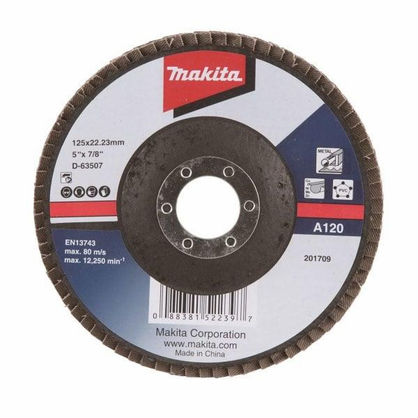 Listový brusný kotouč Makita D-63507 125x22,23 120