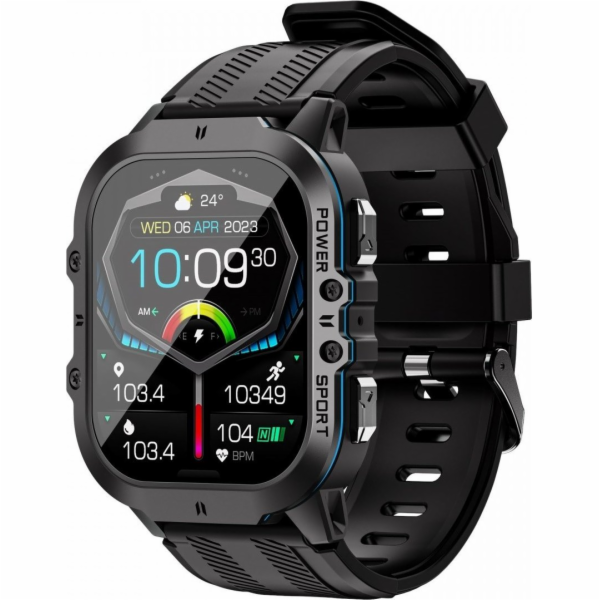 Chytré hodinky BT20 Rugged 1,96" 350 mAh modré