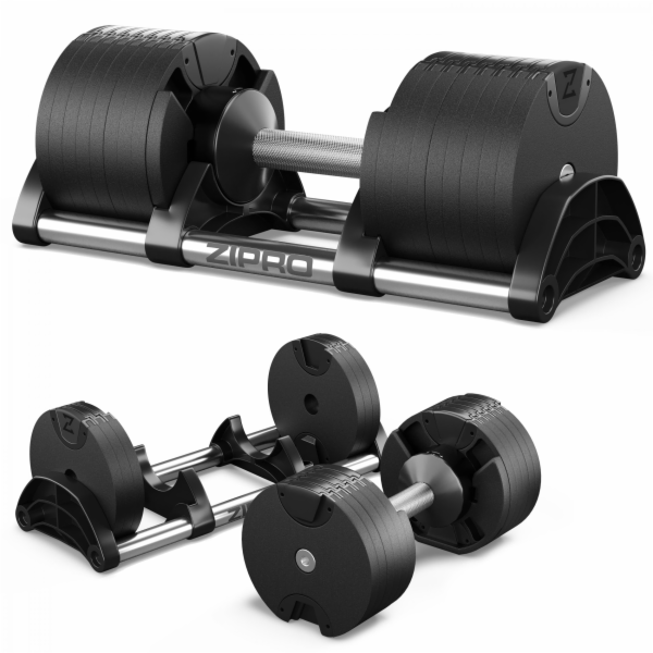 Zipro ZIPRO činky s nastavitelnou zátěží KULATÉ 40 kg