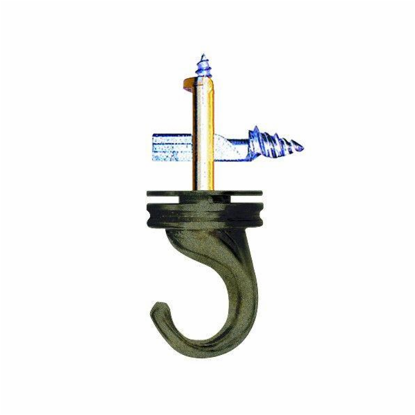 Držák lampy GKP, 6 x 66 mm hnědý, 1 ks.