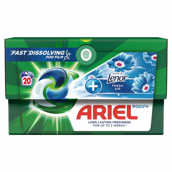 KAPSLE NA MYTÍ ARIEL FRESH AIR 20 JEDNOTEK