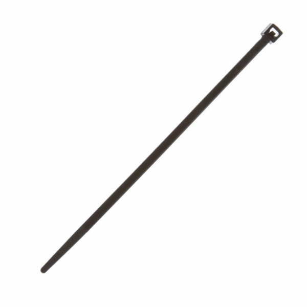 Upevňovací pásek Elematic, 2,5 x 98 mm, černý
