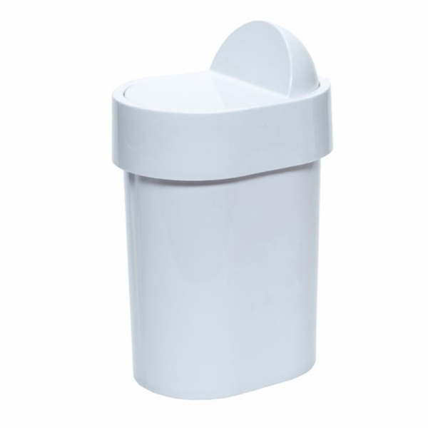 Popelnice Gedy Junior 8009 02, 4,8 l, bílá