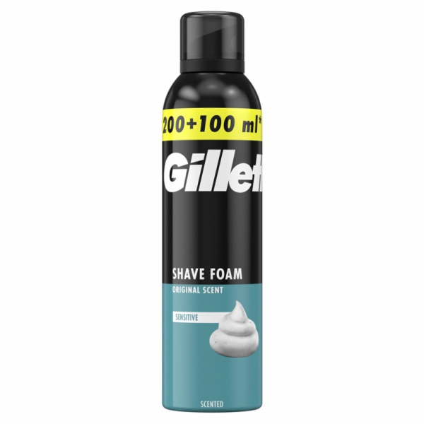 Pěna na holení Gillette Sensitive 300 ml