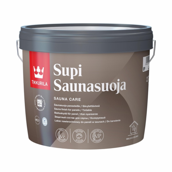 NÁŘADÍ NA OCHRANU ZDI SAUNY "SUPI SAUNASUOJA" (2,7 l)