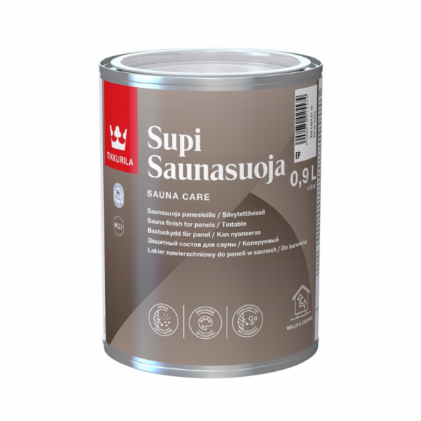 SAUNA S NÁSTROJEM SUPI SAUNASUOJA OCHRANA STĚN (0,9 l)