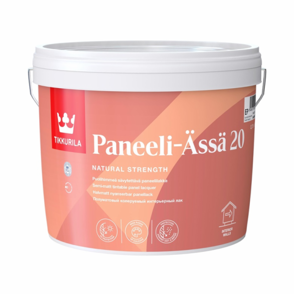 Lak Tikkurila Paneeli Assa 20 EP, polomatný, 2,7l